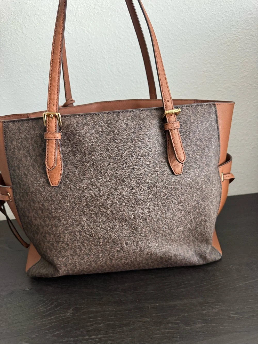 Michael Kors Brown Signature Tote Bag